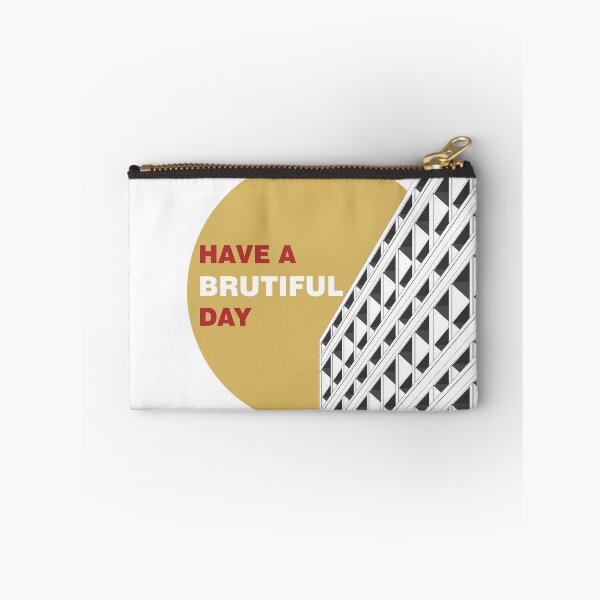 Item preview, Have a Brutiful Day, Unité d'Habitation, Marseille, Black and White , Brutalist Print, France, Print, Artwork, Illustration, Brutalist Architecture, Architecture Print designed and sold by sketchingarchi.