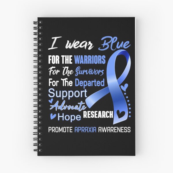 Item preview, I Wear Blue For The Warriors Promote Apraxia Awareness designed and sold by hvoid41.