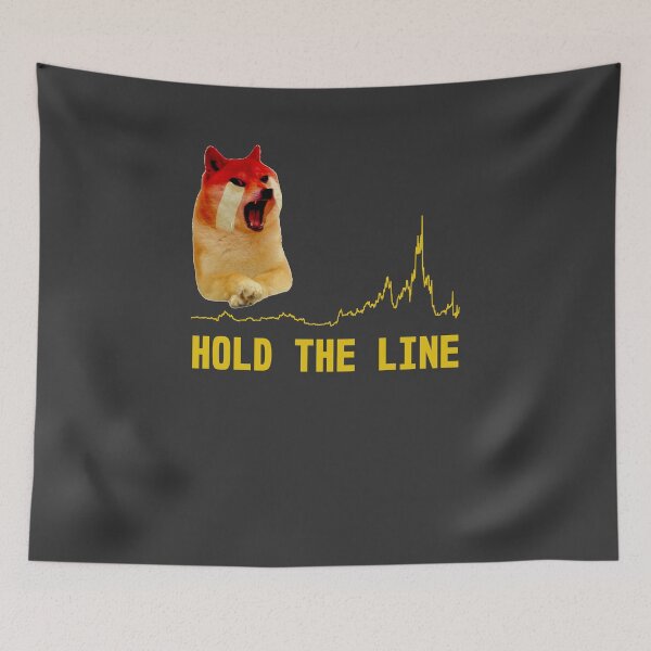 Item preview, Hold The Line, Buy High Sell Low designed and sold by QualityMemage.