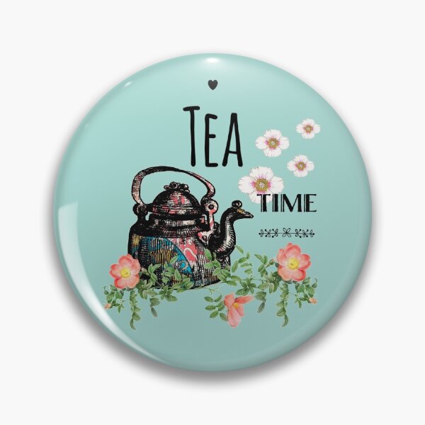 Item preview, Floral Teatime designed and sold by redstitchlab.