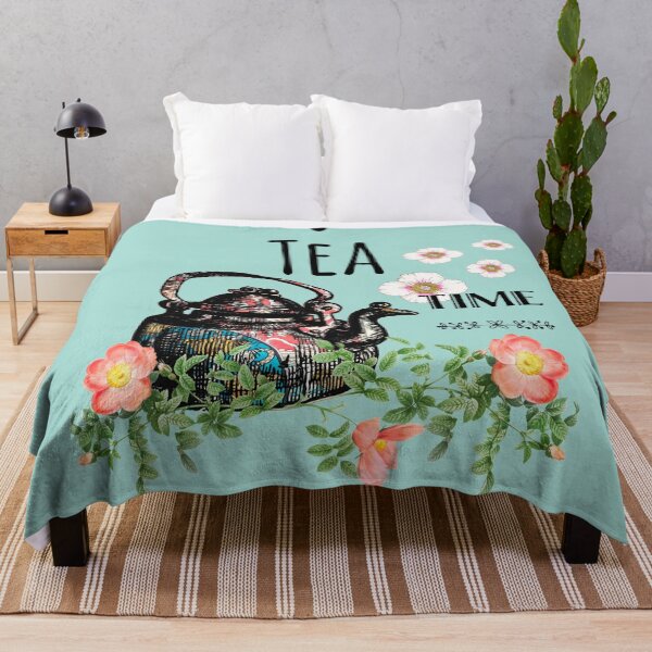 Item preview, Floral Teatime designed and sold by redstitchlab.