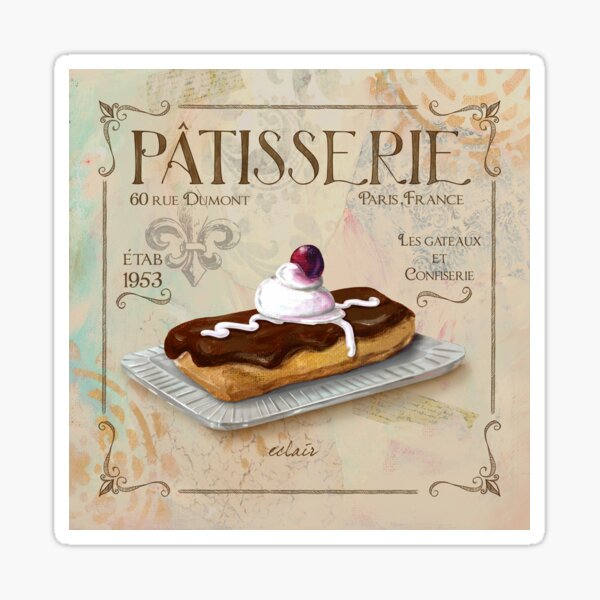 Item preview, French Patisserie eclair designed and sold by FionaStokes.
