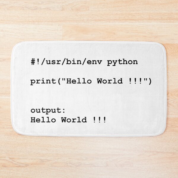 Item preview, Hello World - Python designed and sold by mcxgr.