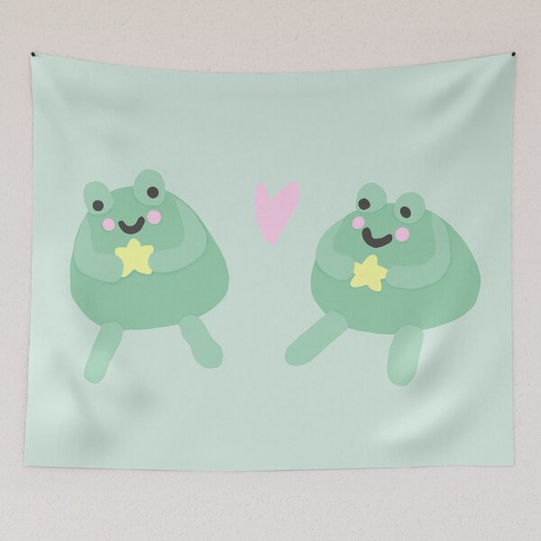 Item preview, Cute frog couple designed and sold by Luluprojects.