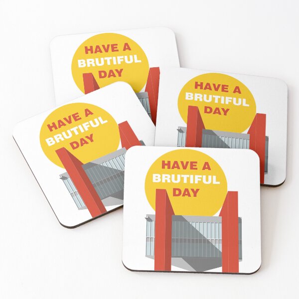 Item preview, Have a Brutiful Day, Sao Paulo Museum, Brutalist Print, Sao Paulo, Print, Artwork, Illustration, Brutalist Architecture, Architecture Print designed and sold by sketchingarchi.