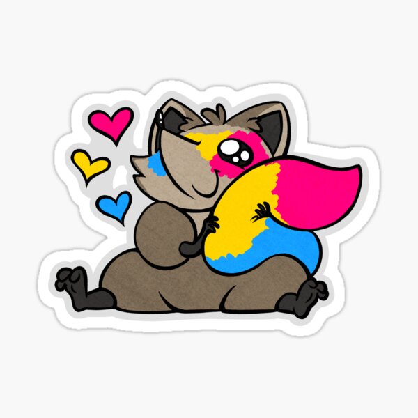 Pride Raccoonssweet Pansexual Sticker For Sale By Strugglebus Redbubble 6123