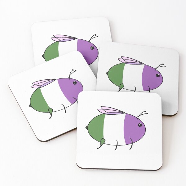 Item preview, Genderqueer Pride Bee designed and sold by LunarDoodles.