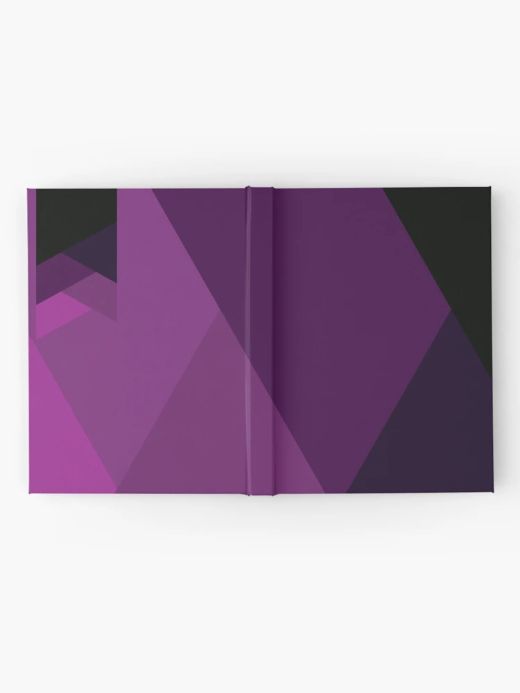 Thumbnail 2 of 3, Journal, Geo Overlay -Purple/Black [Roufxis-Rb] designed and sold by RoufXis.