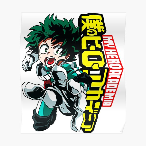 Deku Poster For Sale By Cremadesign Redbubble 5682