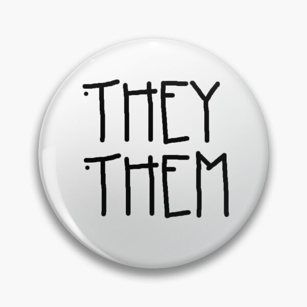 Item preview, they/them pronouns Hozier style font black designed and sold by robantbb.