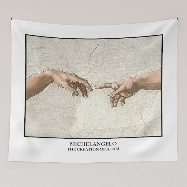 Item preview, The Creation of Adam Michelangelo designed and sold by ind3finite.