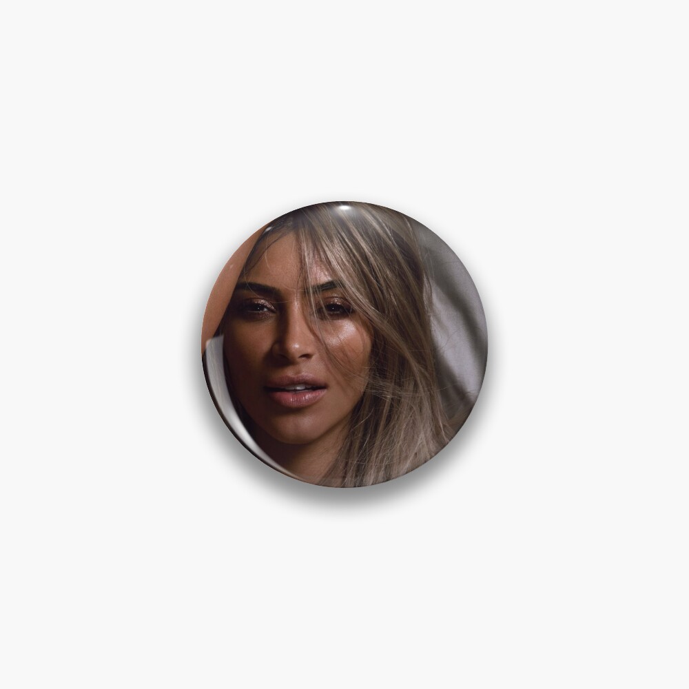 Kim Kardashian Pin for Sale by LIFEstudio