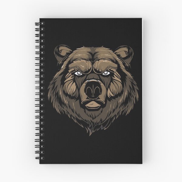Item preview, Cool bear brown bear grizzly head predator graphic designed and sold by brunsch-print.