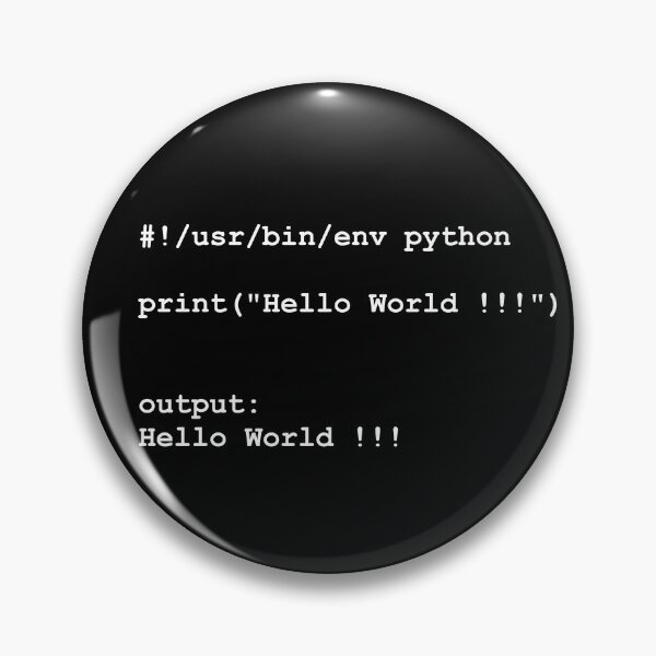Item preview, Hello World - Python (white) designed and sold by mcxgr.