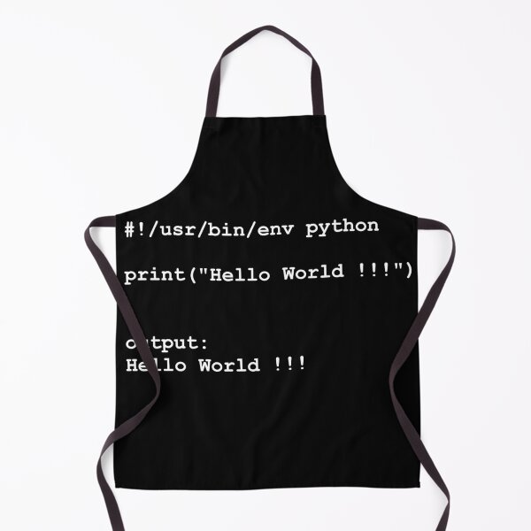 Item preview, Hello World - Python (white) designed and sold by mcxgr.