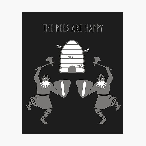 Item preview, The Bees Are Happy designed and sold by QualityMemage.