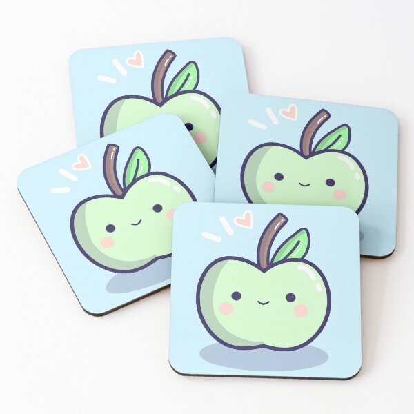 Item preview,  cute green apple designed and sold by Jaclinolivares.