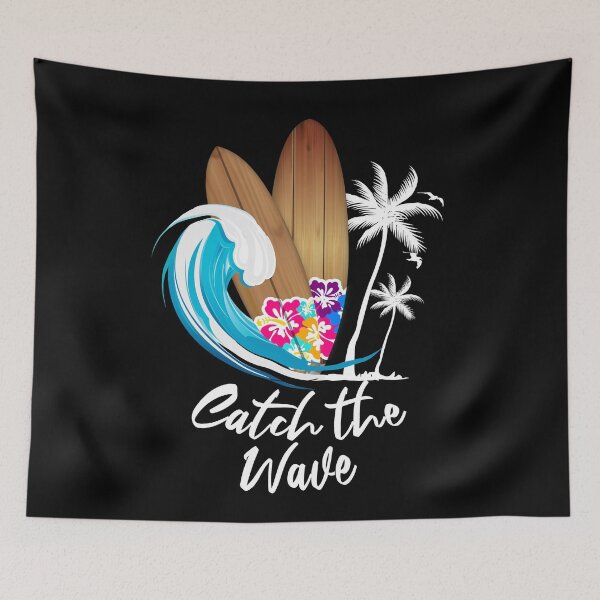 Item preview, Catch the wave summer surfing  designed and sold by Dmetalx Art Apparel.