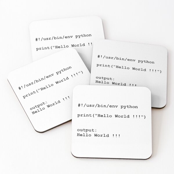 Item preview, Hello World - Python designed and sold by mcxgr.