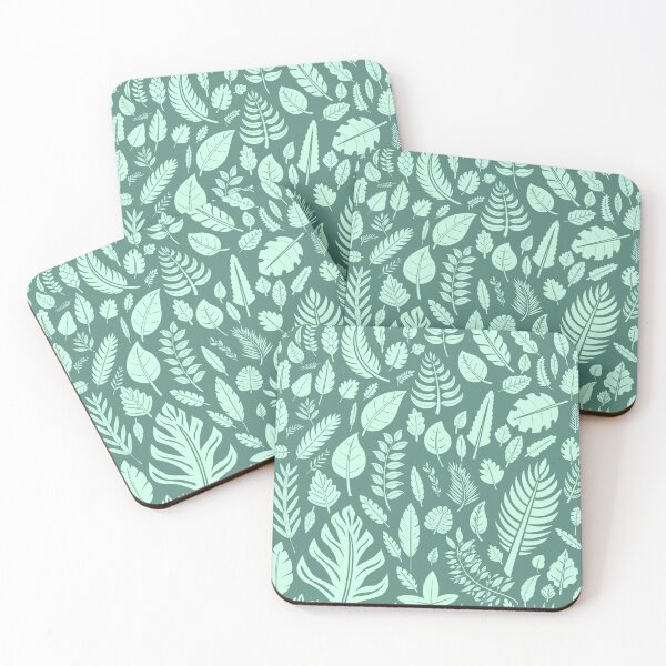 Item preview, Tropical green leaves designed and sold by apis-florea.