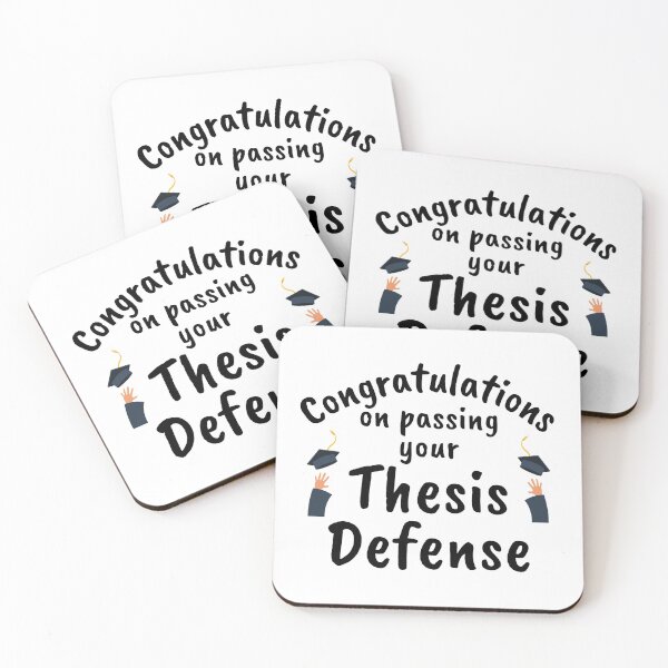 Item preview, Congratulations On Passing Your Thesis Defense -  Graduation, Dissertation, Ph.D., Doctor designed and sold by jadedscientist.
