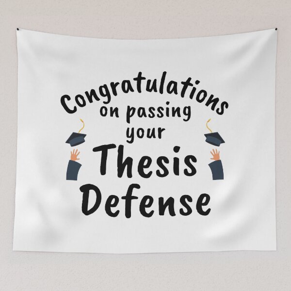 Item preview, Congratulations On Passing Your Thesis Defense -  Graduation, Dissertation, Ph.D., Doctor designed and sold by jadedscientist.