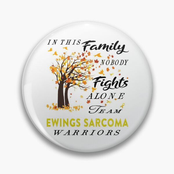 Item preview, In This Family No One Fight Alone Ewings Sarcoma Awareness ribbon tree designed and sold by radianen.