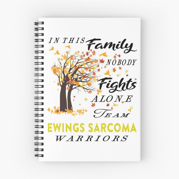 Item preview, In This Family No One Fight Alone Ewings Sarcoma Awareness ribbon tree designed and sold by radianen.