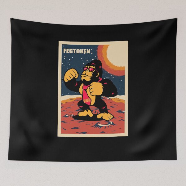 Item preview, FegToken Millionaire Feg Hodl Crypto 80s designed and sold by PinkyTree.