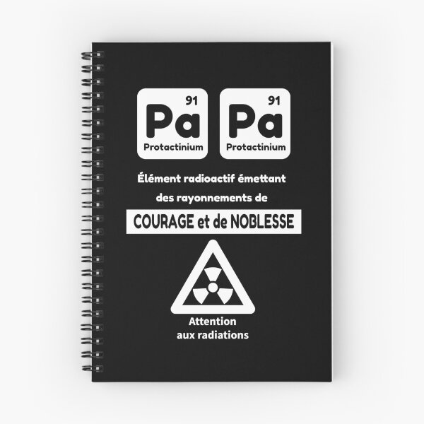 Item preview, Papa élément radioactif émettant des rayonnements de Courage et de Noblesse designed and sold by thegiftedadult.
