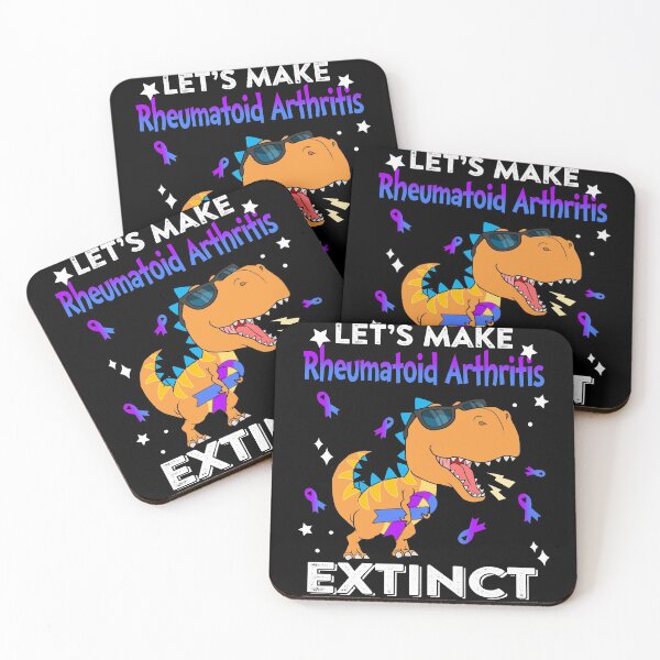 Item preview, Let's Make Rheumatoid Arthritis Extinct Rheumatoid Arthritis Warrior Gift designed and sold by Sabfit.