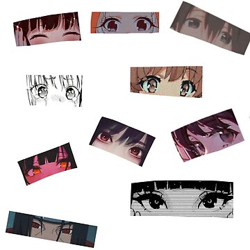 Cute Anime Eyes Art Board Print for Sale by Jessiecrow87