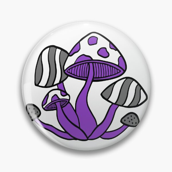 Item preview, Asexual Pride Mushroom designed and sold by irisindependent.