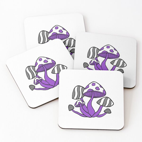 Item preview, Asexual Pride Mushroom designed and sold by irisindependent.