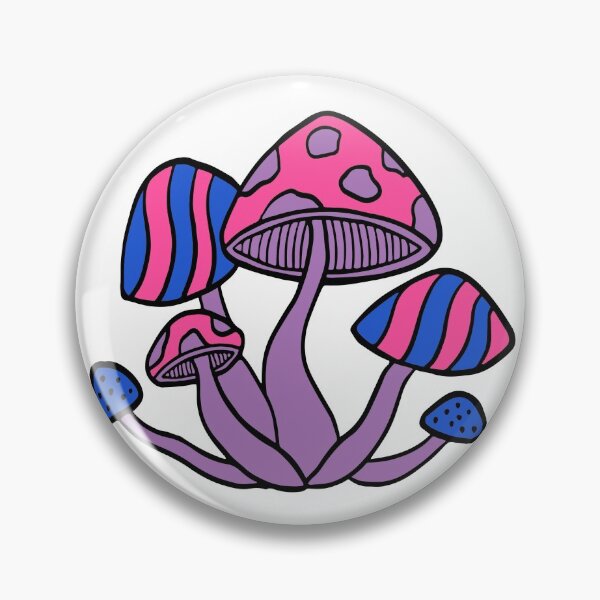 Item preview, Bisexual Pride Mushroom designed and sold by irisindependent.