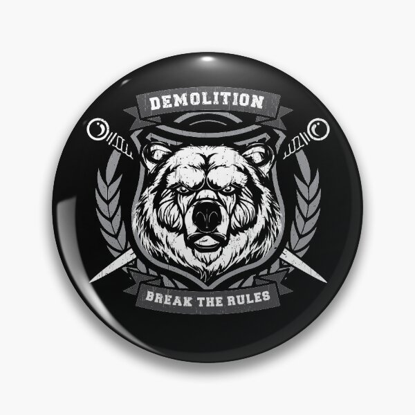Item preview, Demolition Bear Brown Bear Grizzly Head Predator White Graphic designed and sold by brunsch-print.