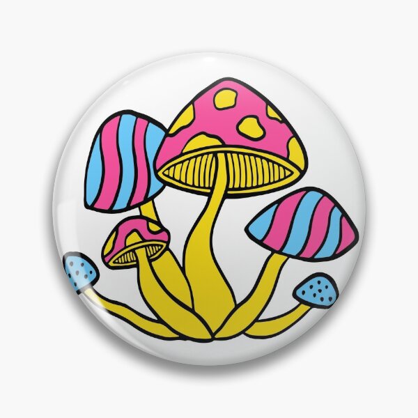 Item preview, Pansexual Pride Mushroom designed and sold by irisindependent.