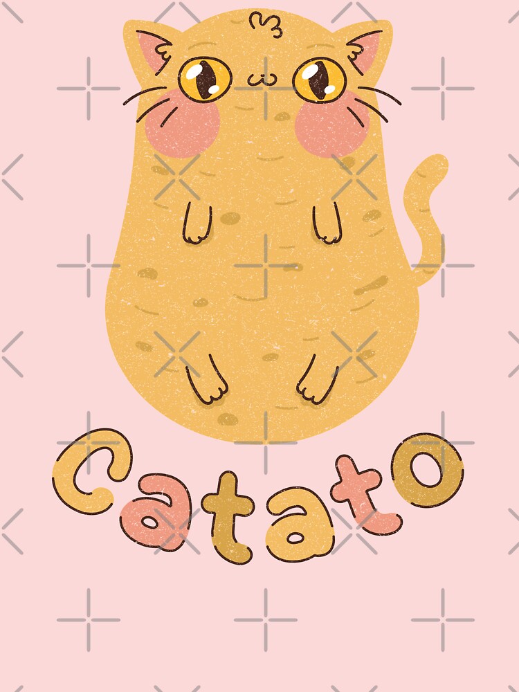 Catato - potato cat Kids T-Shirt for Sale by Nikamii