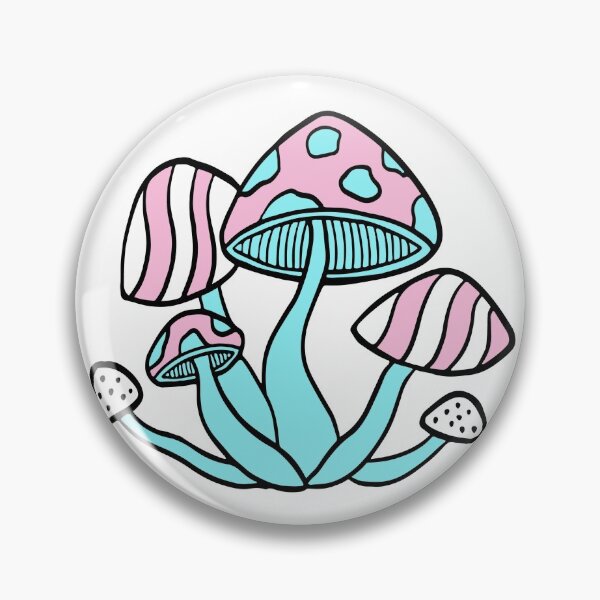 Item preview, Trans Pride Mushroom designed and sold by irisindependent.