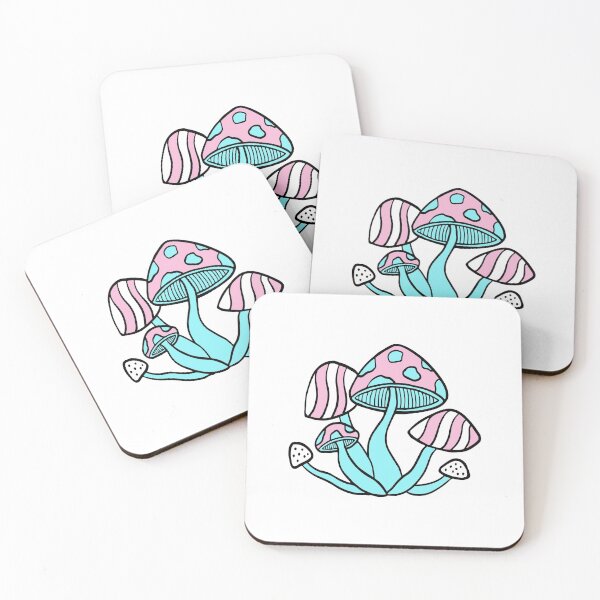 Item preview, Trans Pride Mushroom designed and sold by irisindependent.