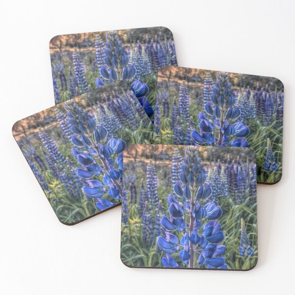 Item preview, shinny blue flower in the midlle of flowers field designed and sold by Mariocii.