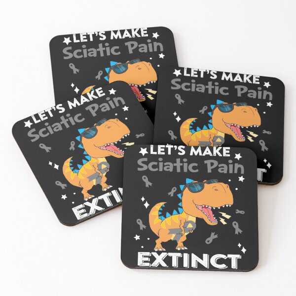 Item preview, Let's Make Sciatic Pain Extinct Sciatic Pain Warrior Gift designed and sold by Sabfit.