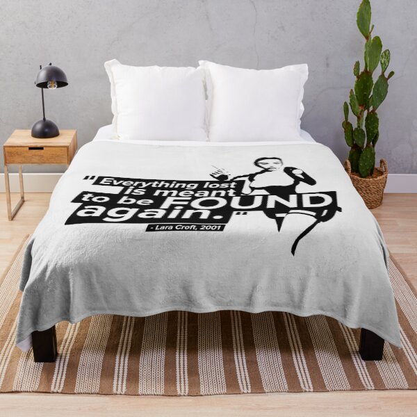 Item preview, Everything Lost Is Meant To Be Found! - Lara Croft Quote designed and sold by Chris Pierre Art.