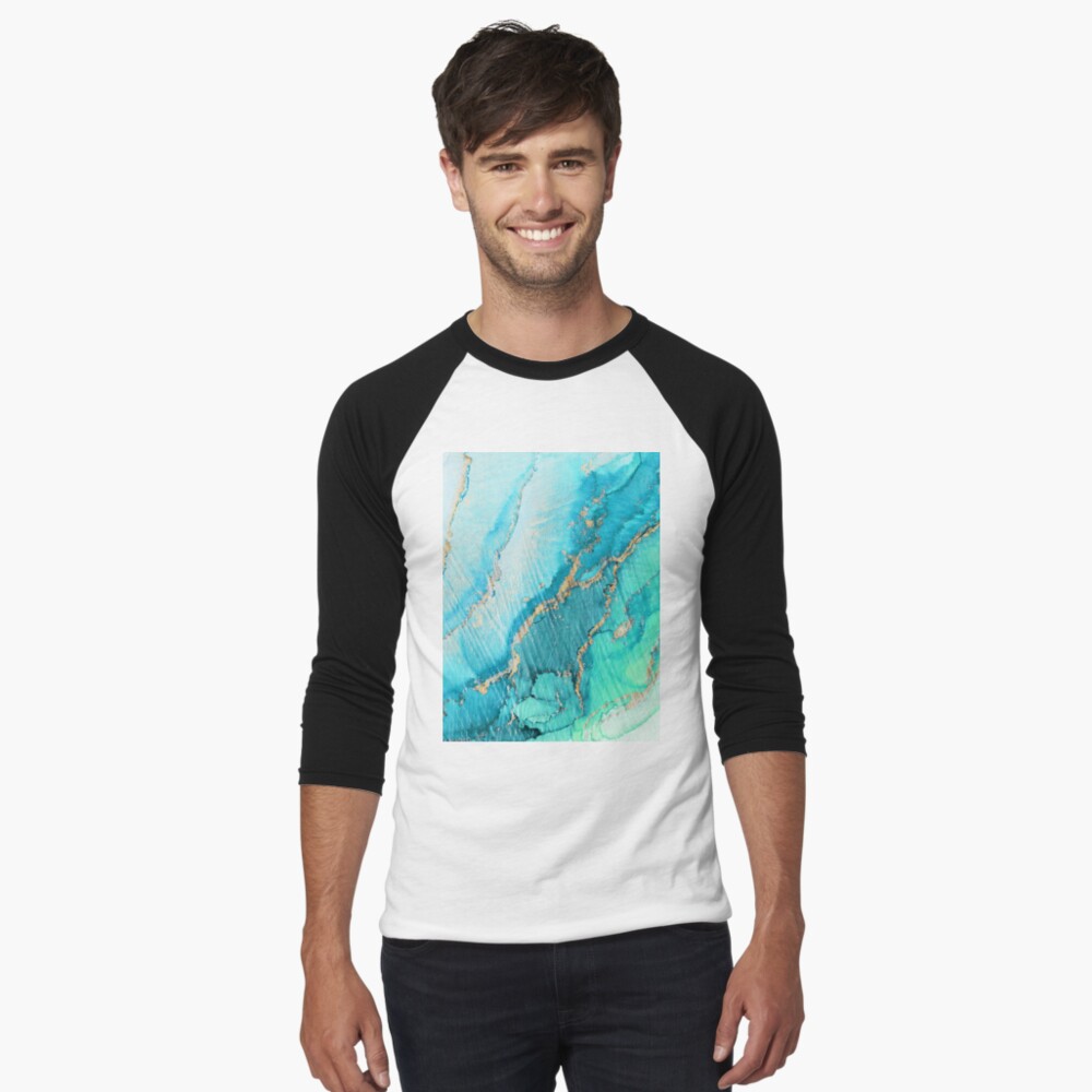 Item preview, Baseball ¾ Sleeve T-Shirt designed and sold by olga-shvartsur.