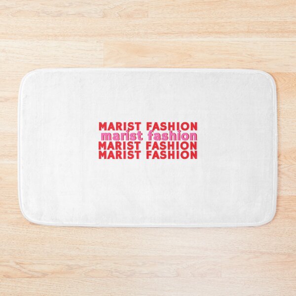 Item preview, Marist Fashion Pink and Red Repeating Logo designed and sold by katiemarielle.