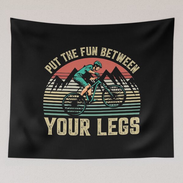Item preview, PUT THE FUN BETWEEN YOUR LEGS Biking Retro Aesthetic designed and sold by Wild  Empire.