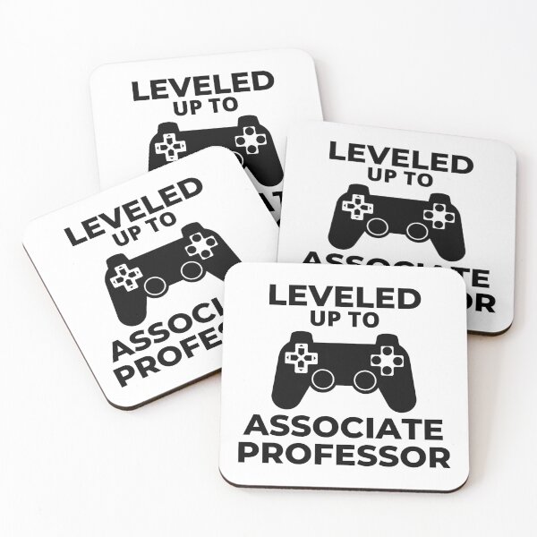 Item preview, Leveled Up To Associate Professor - Tenure, University, Academic, Gamer, Video Games designed and sold by jadedscientist.