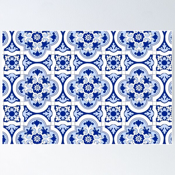 Item preview, Summer,mosaic,Portuguese tiles,azulejo. designed and sold by MariaMarinova.