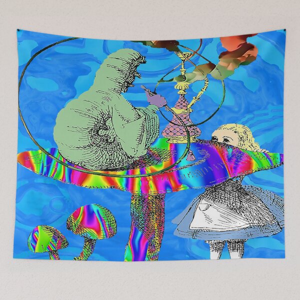 Item preview, Alice's Adventures in Wonderland-The Caterpillar psychedelic designed and sold by Wtp1985.