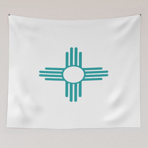 Item preview, New Mexico Turquoise Zia designed and sold by LaRanchera.
